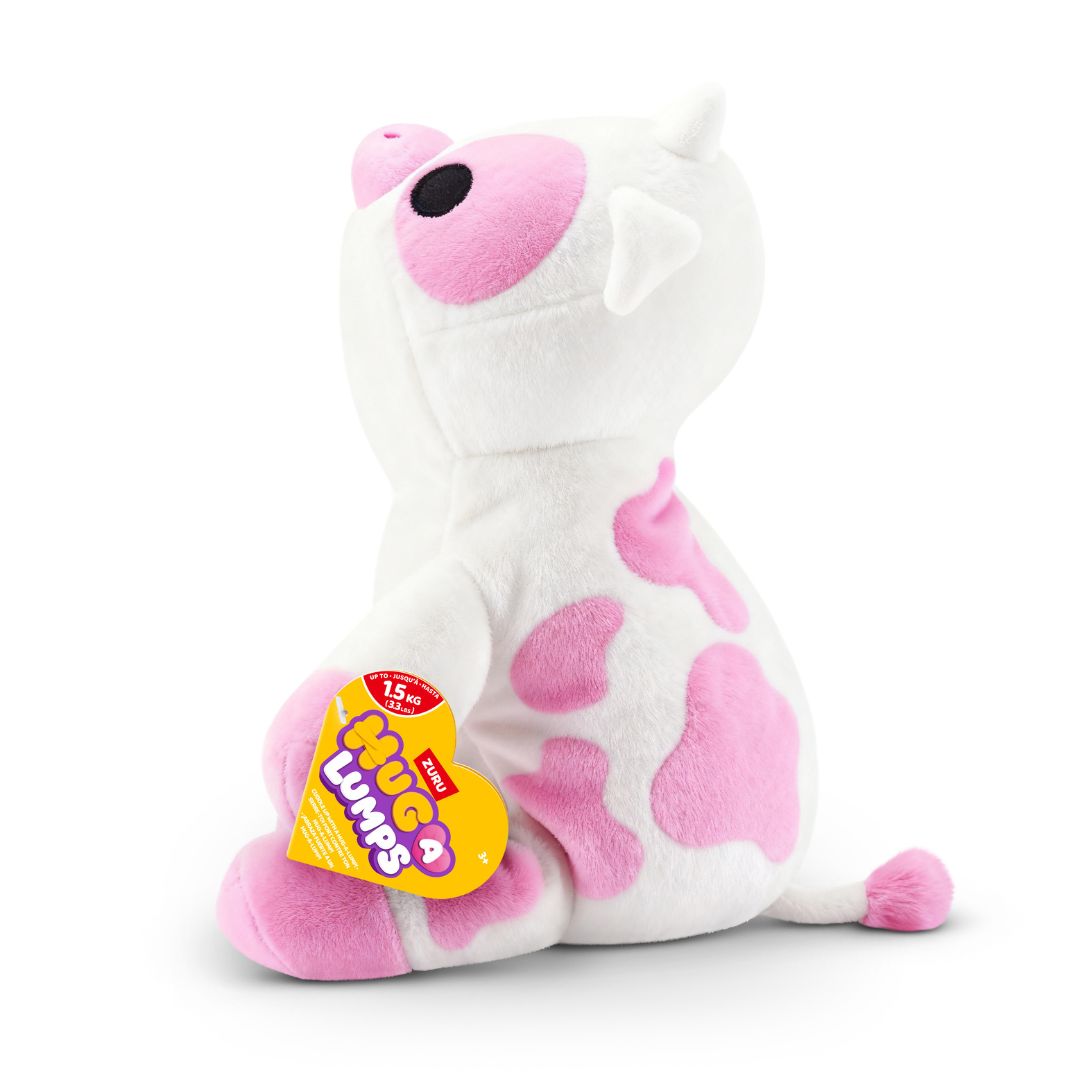 Hug-A-Lumps Medium Fuzzy Plush Clover The Cow