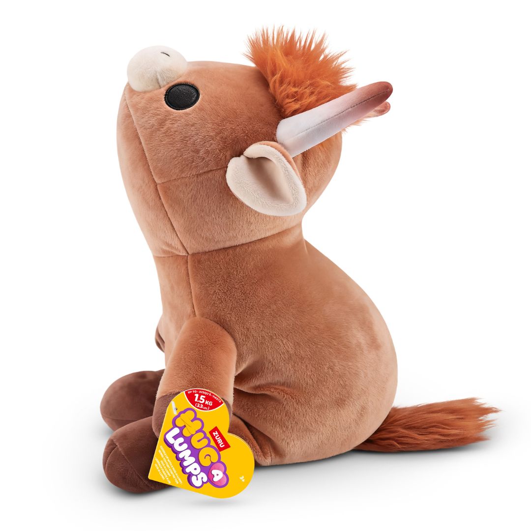 Hug-A-Lumps Medium Fuzzy Plush Holly The Highland Cow