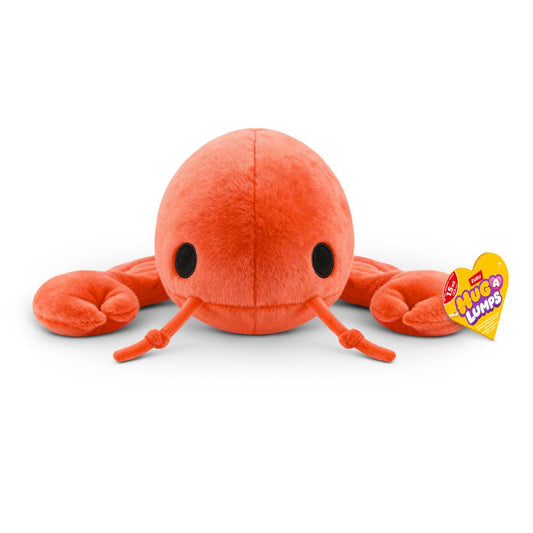Hug-A-Lumps Medium Fuzzy Plush Lenny The Lobster