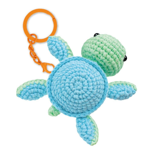 Crochet Keychain Crafting Kit - Mint Turtle