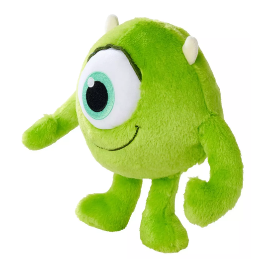 Disney Flufflets Monsters Inc Mike Wazowski Plush
