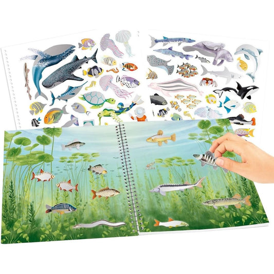 Create Your Ocean Life Sticker Book