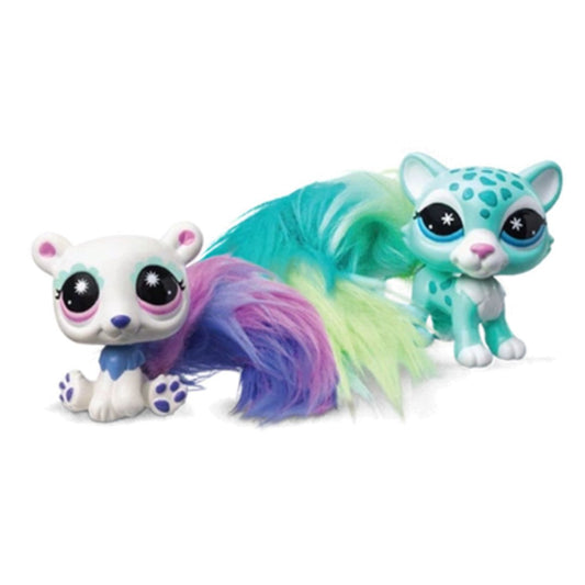 Littlest Pet Shop Series 6 Pet Pairs Polar Bear & Snow Leopard