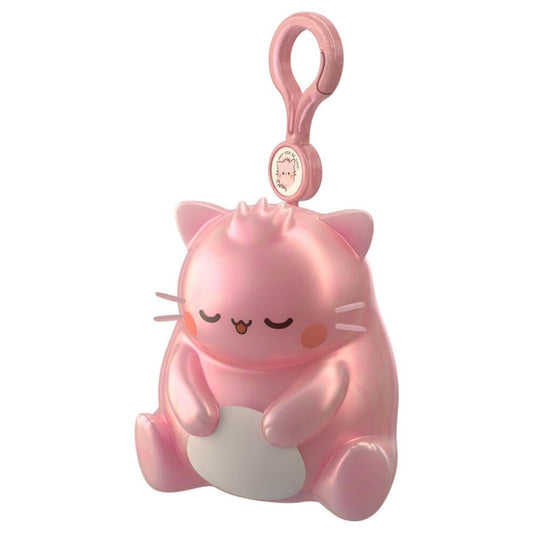 Pembe Squishy Friends Clip-On Keychain