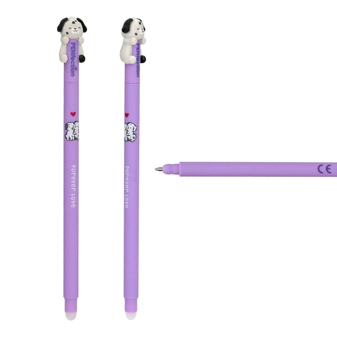 Lolli Riot Erasable Gel Pen Huggy Grey Dog