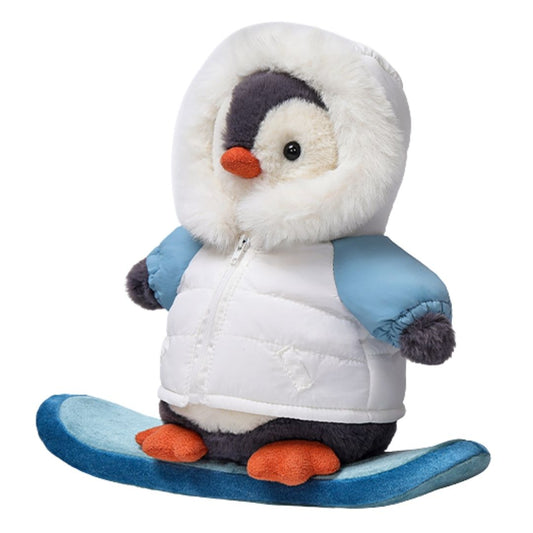 McHugs Snowboarder Glacier Penguin 25cm Plush