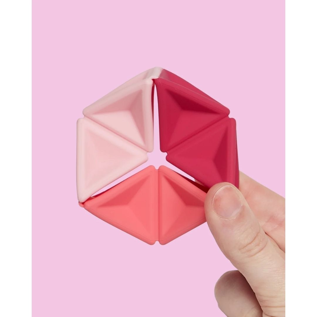 Speks. Pivot Silicone Flexagon - Magenta