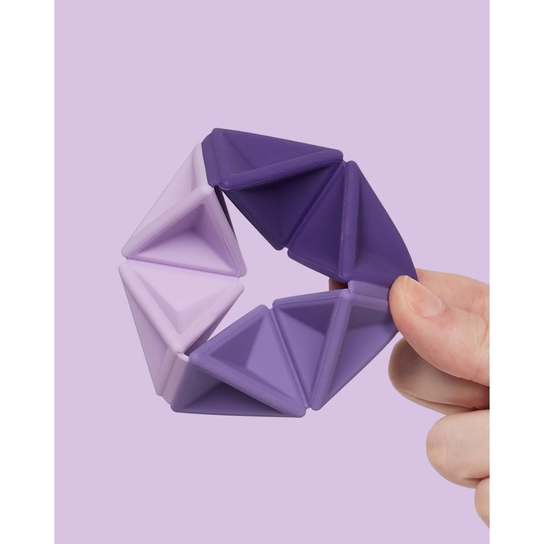 Speks. Pivot Silicone Flexagon - Violet