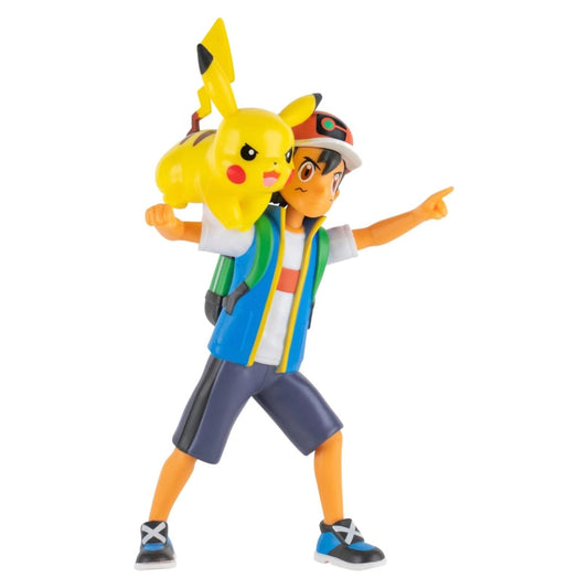 Pokemon Battle Feature Figure - Ash & Pikachu