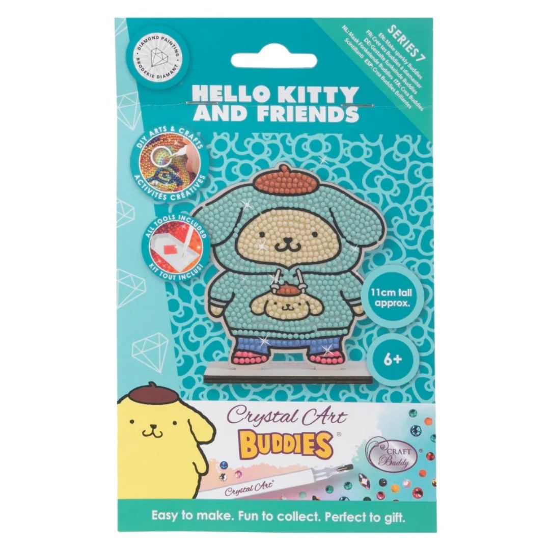 Crystal Art Buddies Series 7 Hello Kitty & Friends - Pompompurin