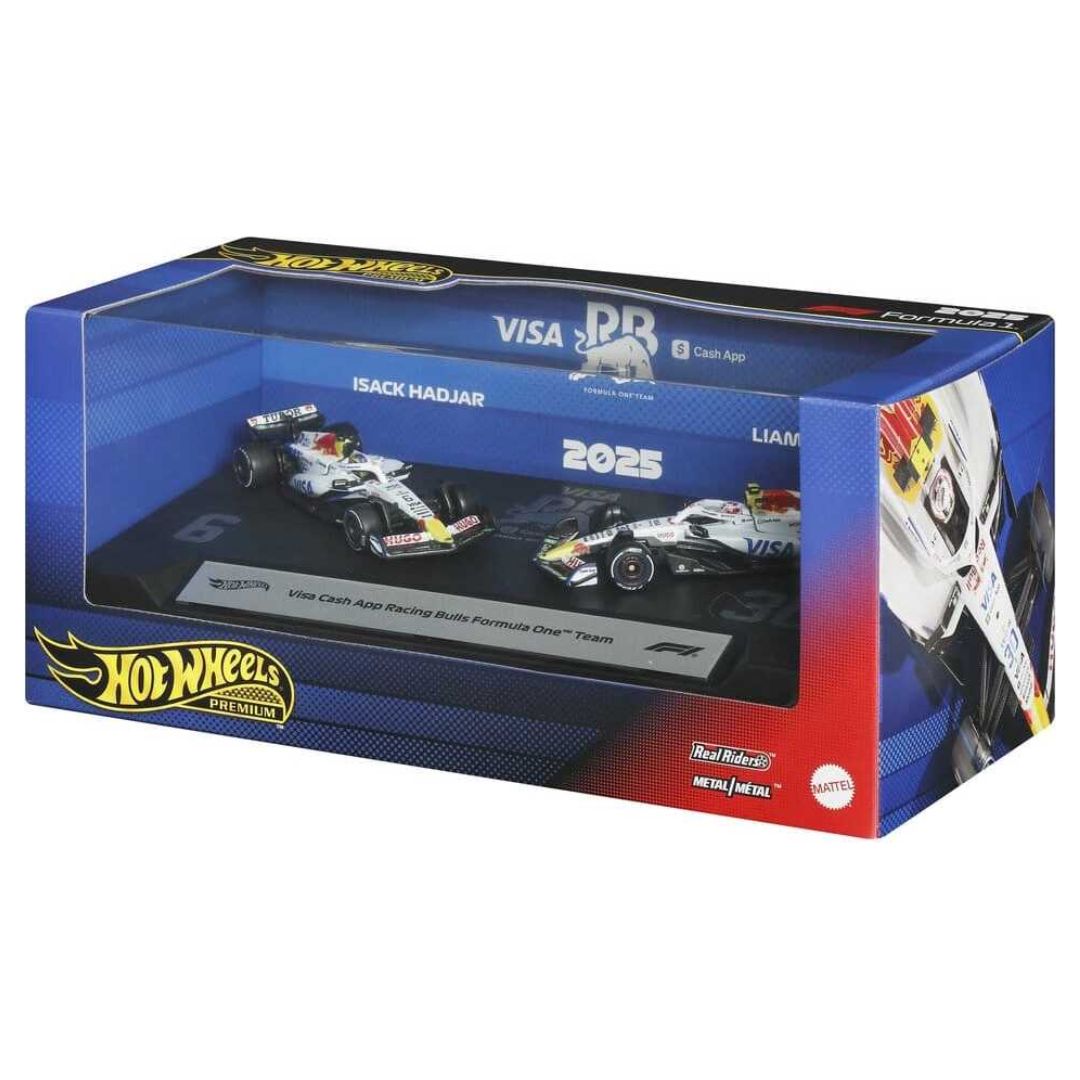 Hot Wheels Premium 2025 Formula 1 Visa Cash App Racing Bulls 2-Pack