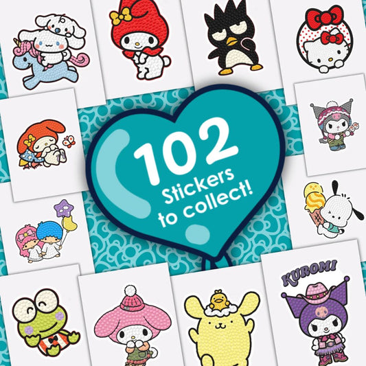 Crystal Art Hello Kitty & Friends Sticker Pack