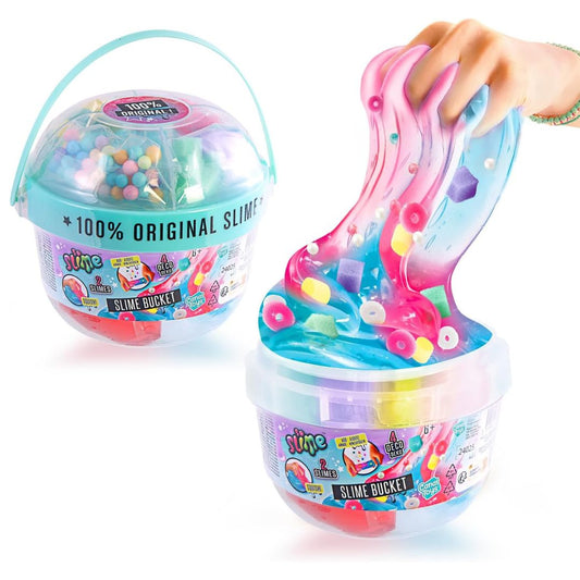 So Slime Mix In Bucket Teal