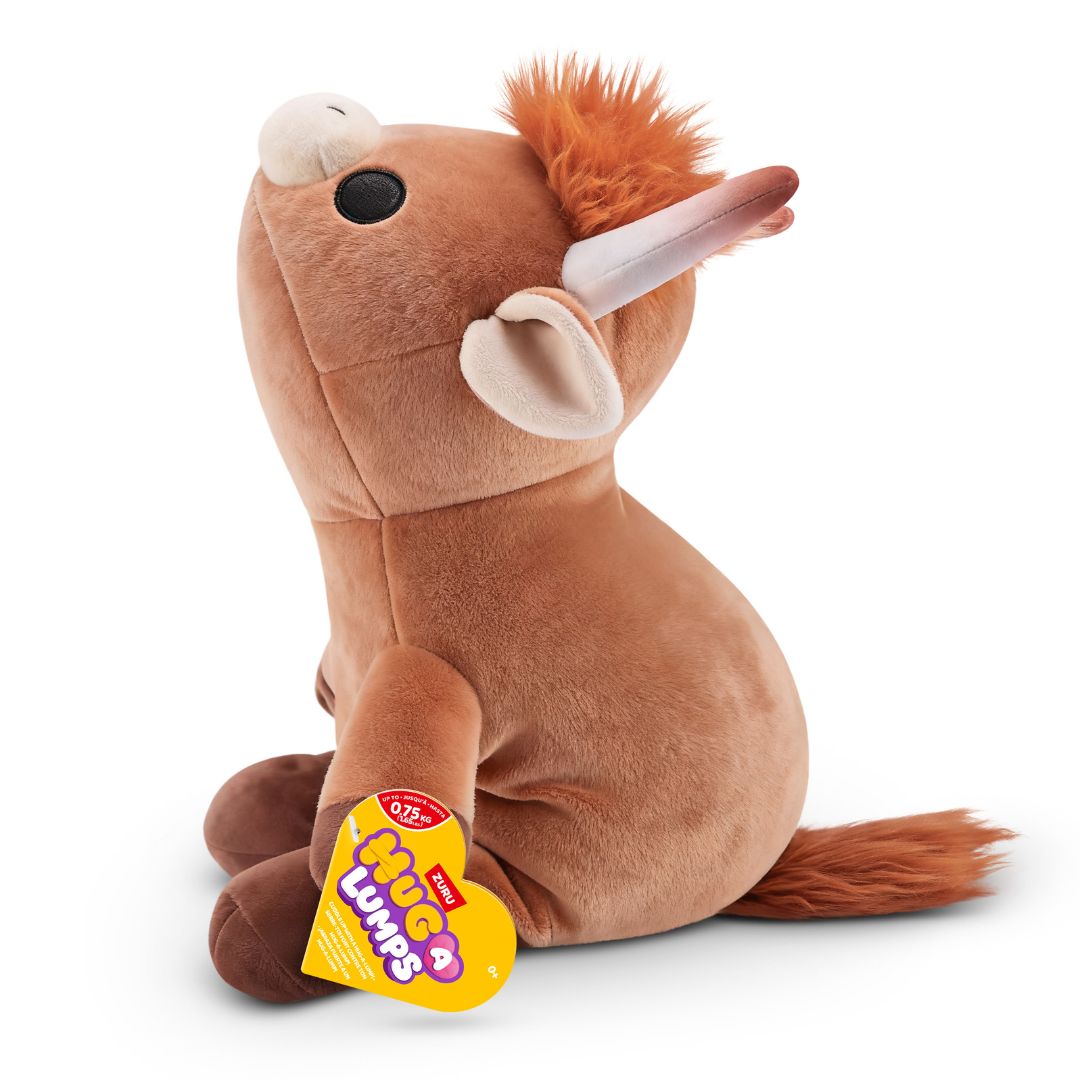 Hug-A-Lumps Small Fuzzy Plush Holly The Highland Cow