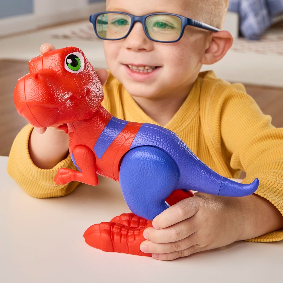 Spidey and His Amazing Friends Supersized Spidey-Rex 9-inch Action Figure