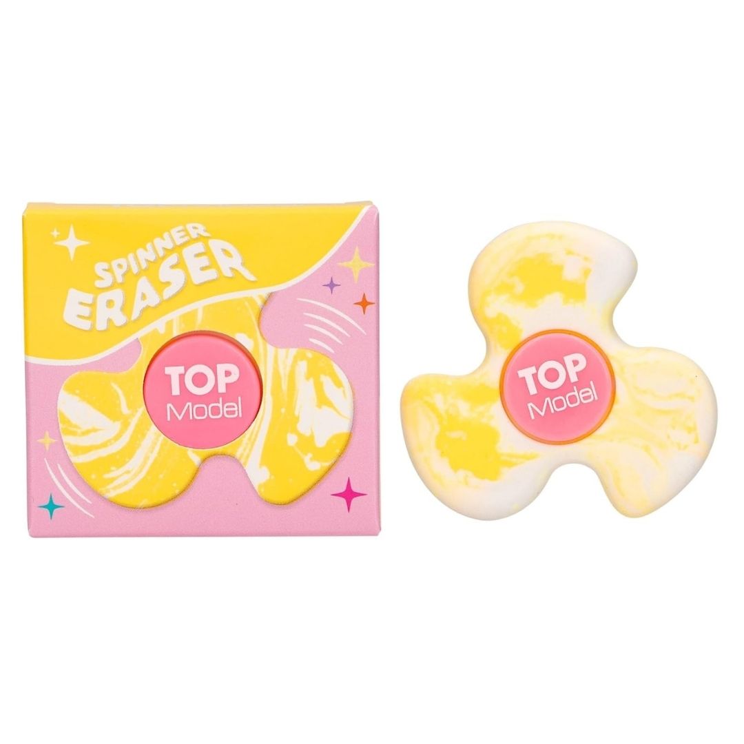 Top Model Spinner Eraser Yellow
