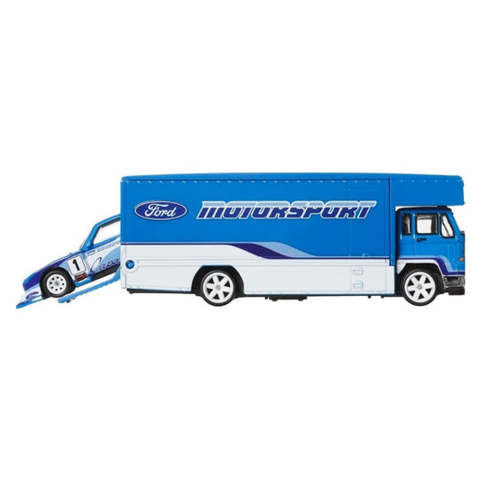 Hot Wheels Premium Car Culture Team Transport Ford Capri GR5 & Fleet Flyer