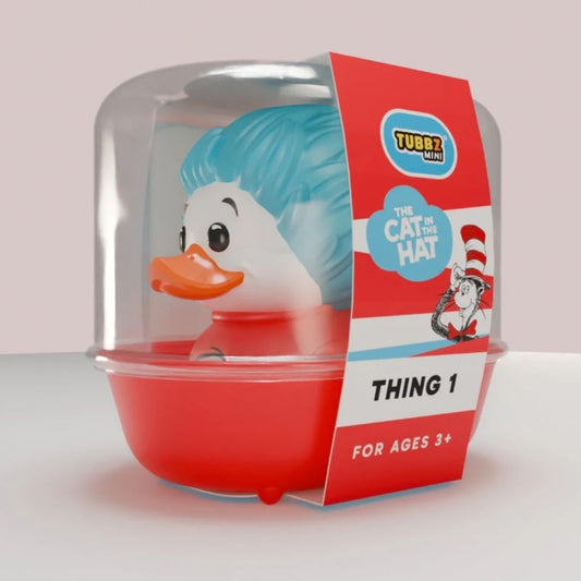 TUBBZ Rubber Duck Mini Cat In The Hat Thing 1
