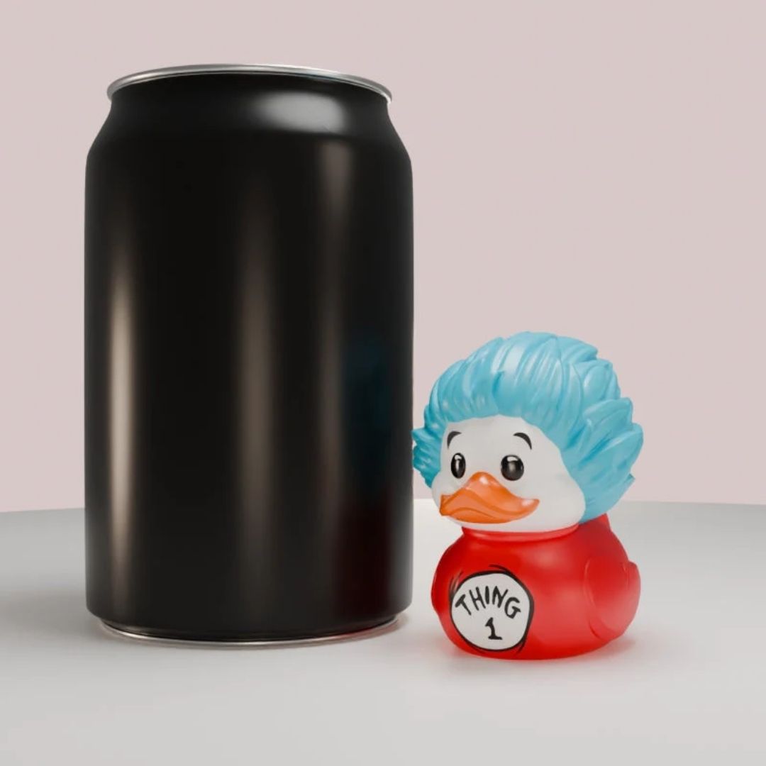 TUBBZ Rubber Duck Mini Cat In The Hat Thing 1