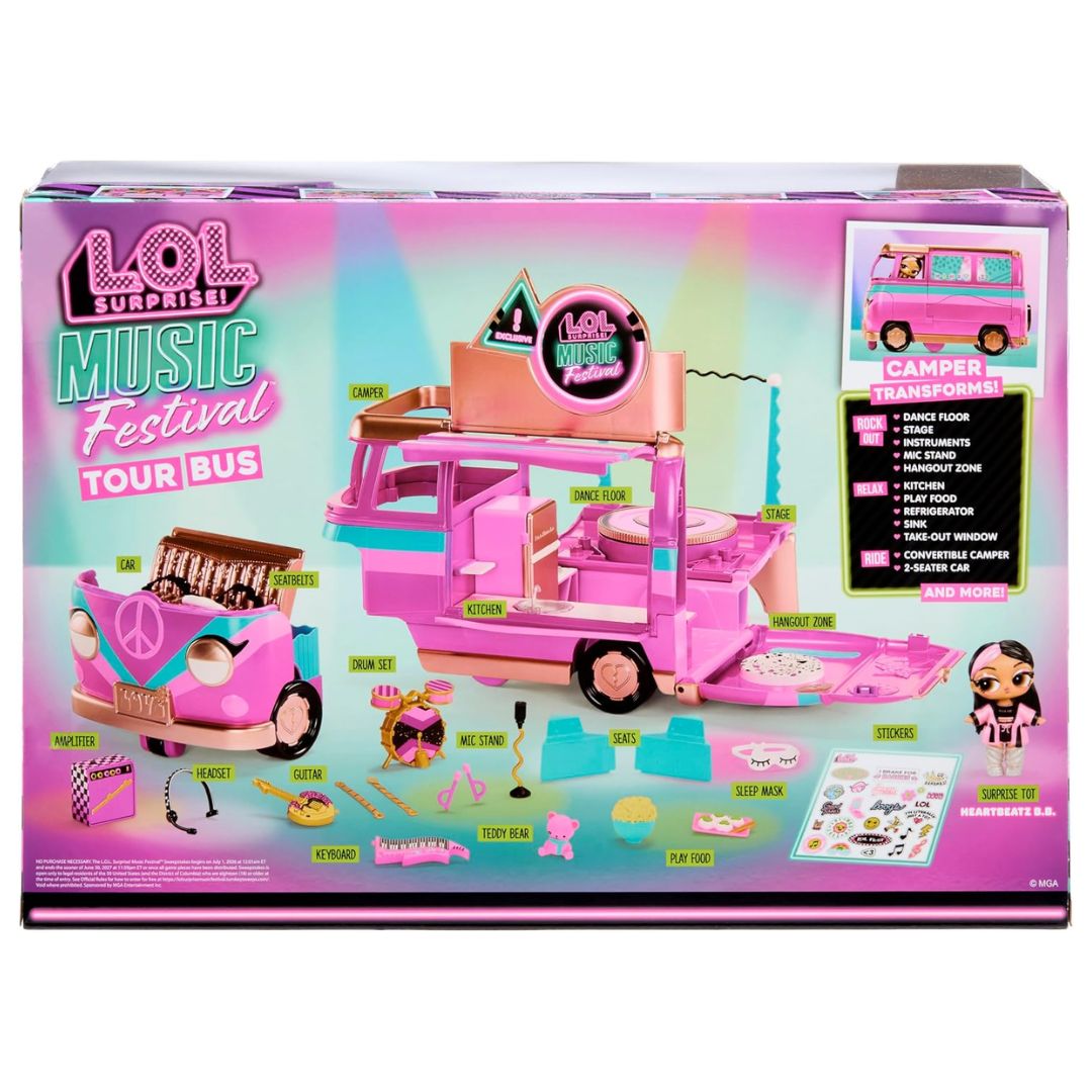 LOL Surprise! Music Festival Tour Bus
