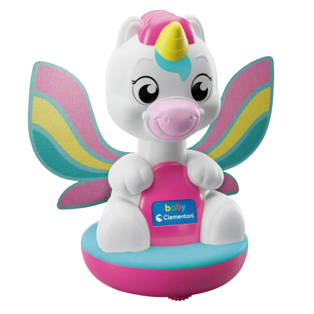Clementoni Clemmy Spin & Dream Unicorn White