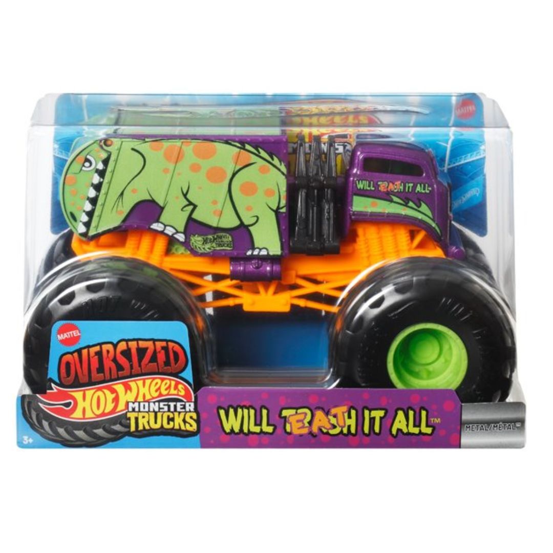 Hot Wheels Monster Trucks Oversized Will Eat It All