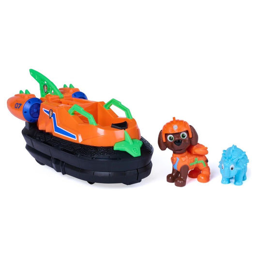 Paw Patrol The Dino Movie Zuma With Dino Rescue Hovercraft