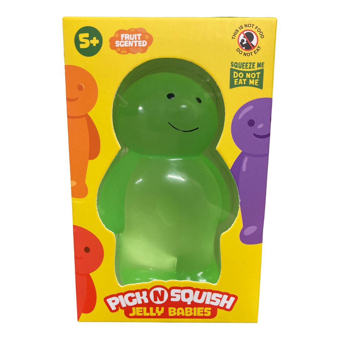 Pick N Squish Jelly Babies Secented Squishy Bright Green