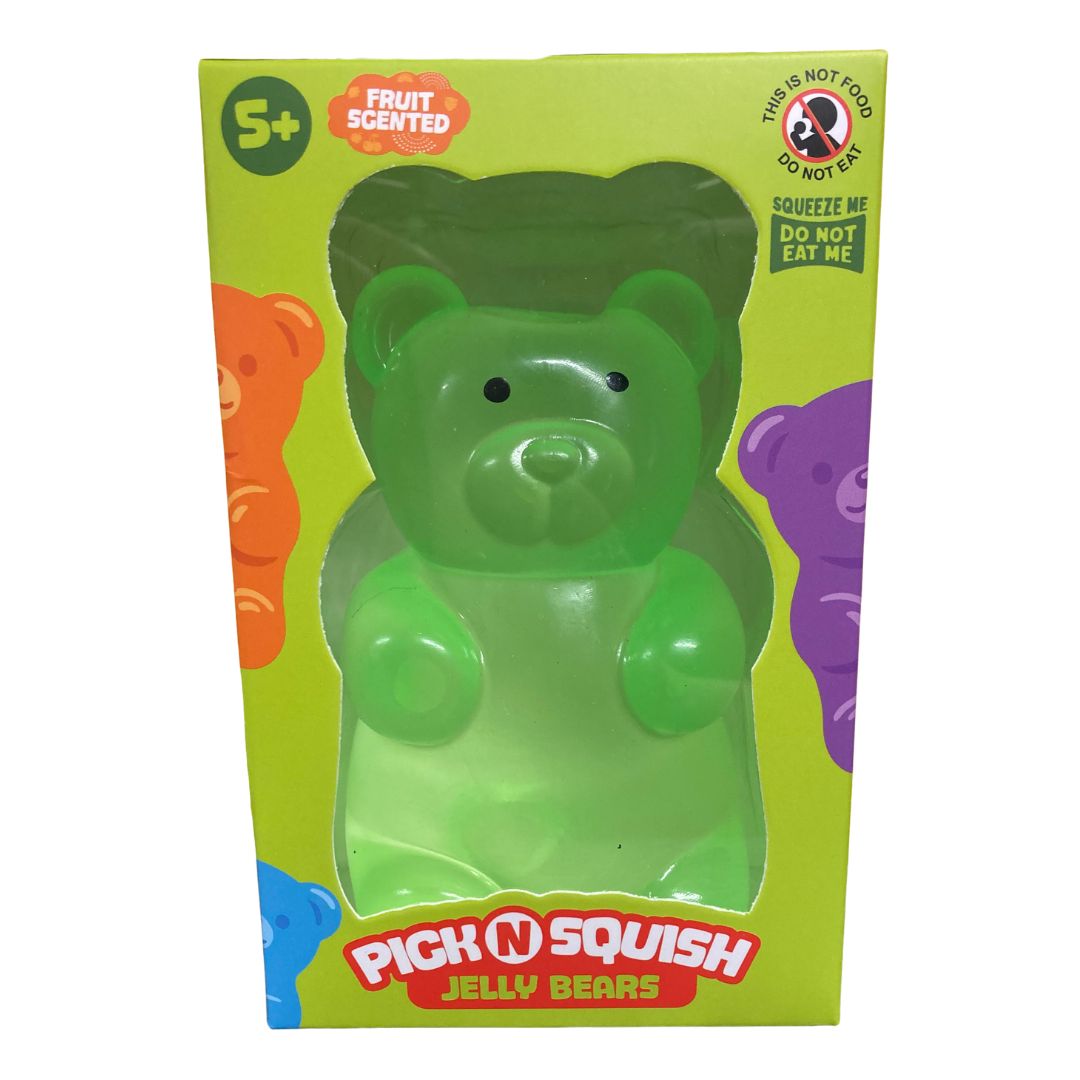 Pick N Squish Jelly Bears Secented Squishy Bright Green