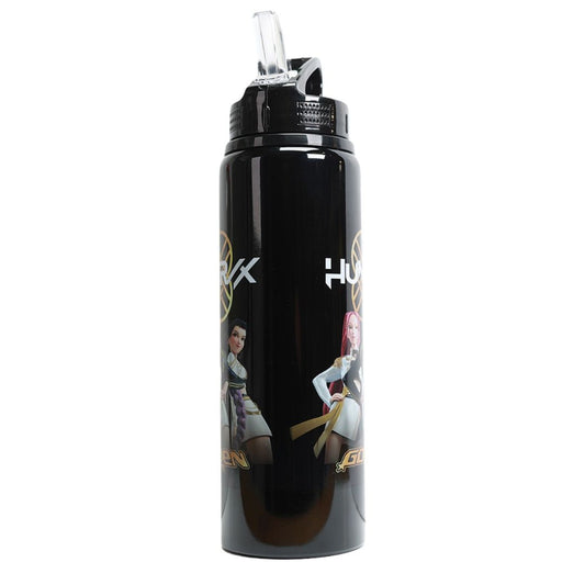 K-Pop Demon Hunters Flip Top Drinking Bottle Golden (650ml)