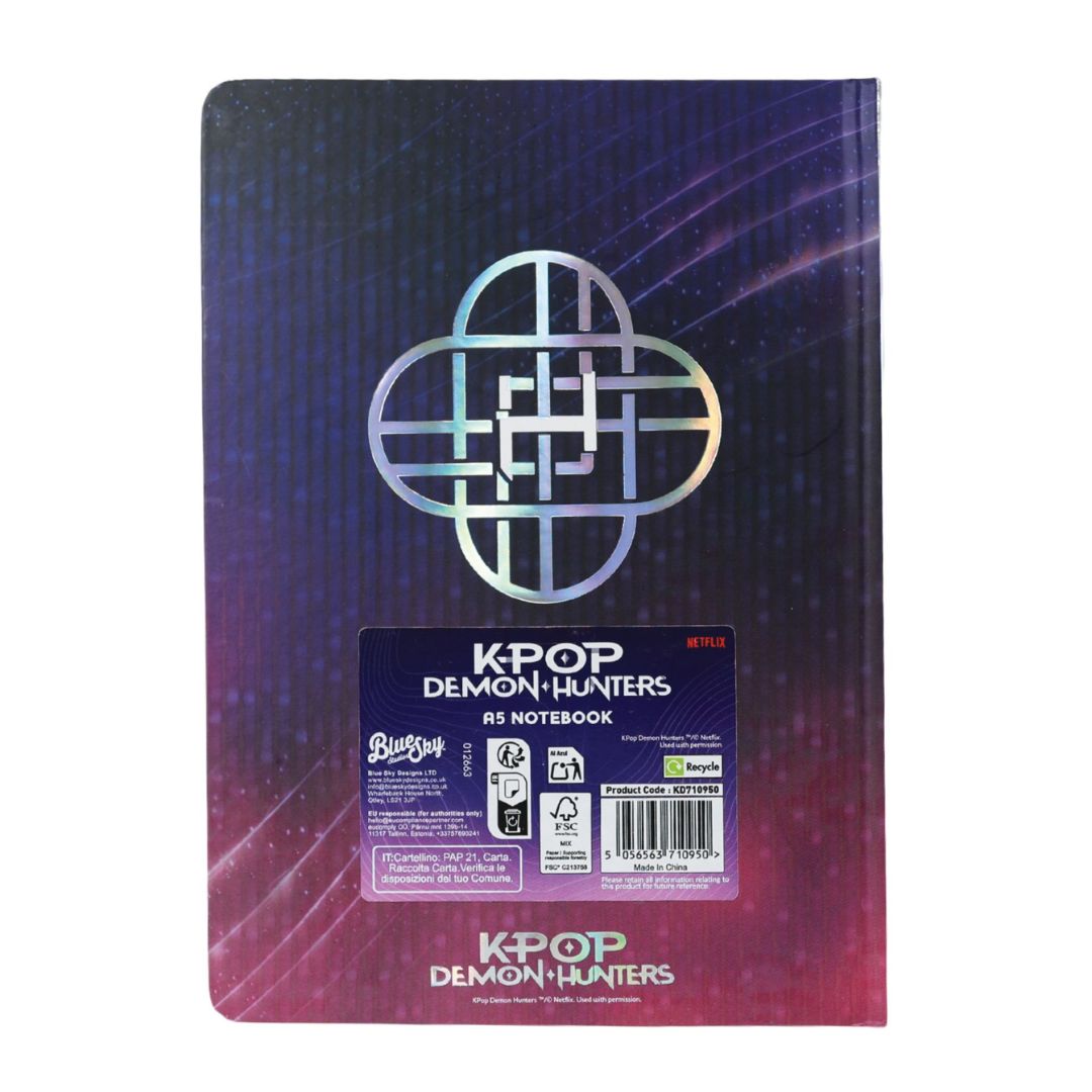 K-Pop Demon Hunters A5 Notebook Huntr/x