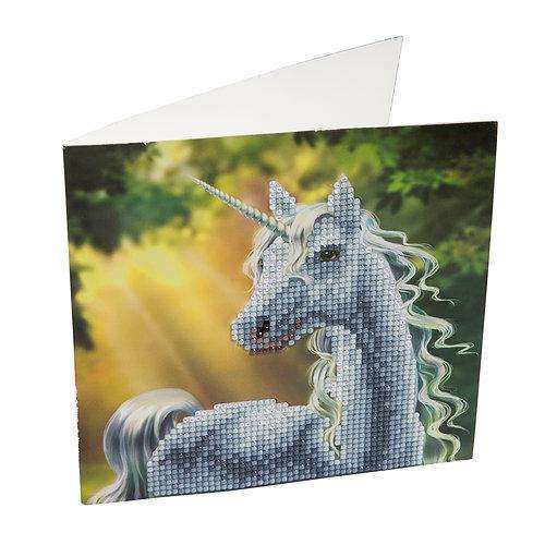 Toys N Tuck:Crystal Art Card Kit - Unicorn,Craft Buddy