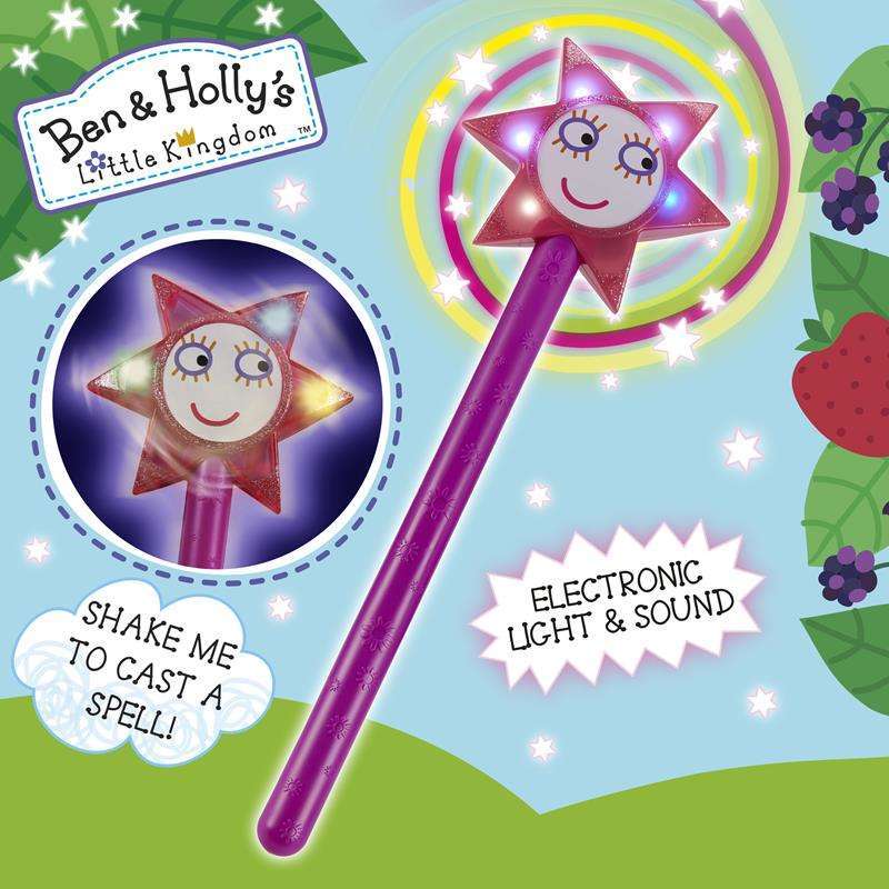 Toys N Tuck:Ben & Holly - Princess Holly's Sparkle & Spell Magic Wand,Ben