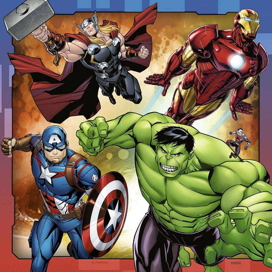 Toys N Tuck:Ravensburger 3 x 49pc Puzzles Marvel Avengers,Ravensburger