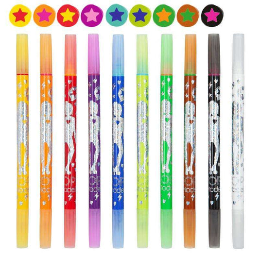 Toys N Tuck:Depesche Top Model 10 Magic Double Marker Pens,Top Model