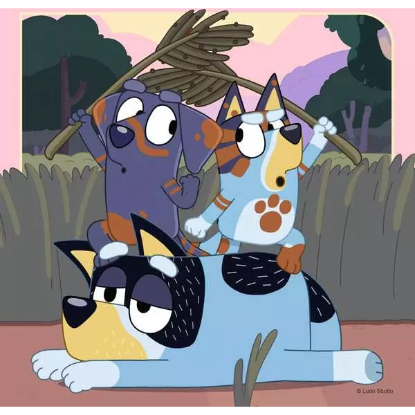 Toys N Tuck:Ravensburger 3 x 49pc Puzzles Bluey,Bluey