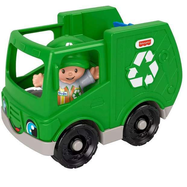 Fisher Price Little People Vehicle and Figure Recycling Truck