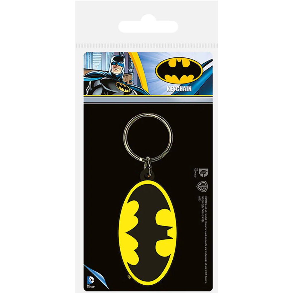 Toys N Tuck:Rubber Keychain - DC (Batman Symbol),DC Comics