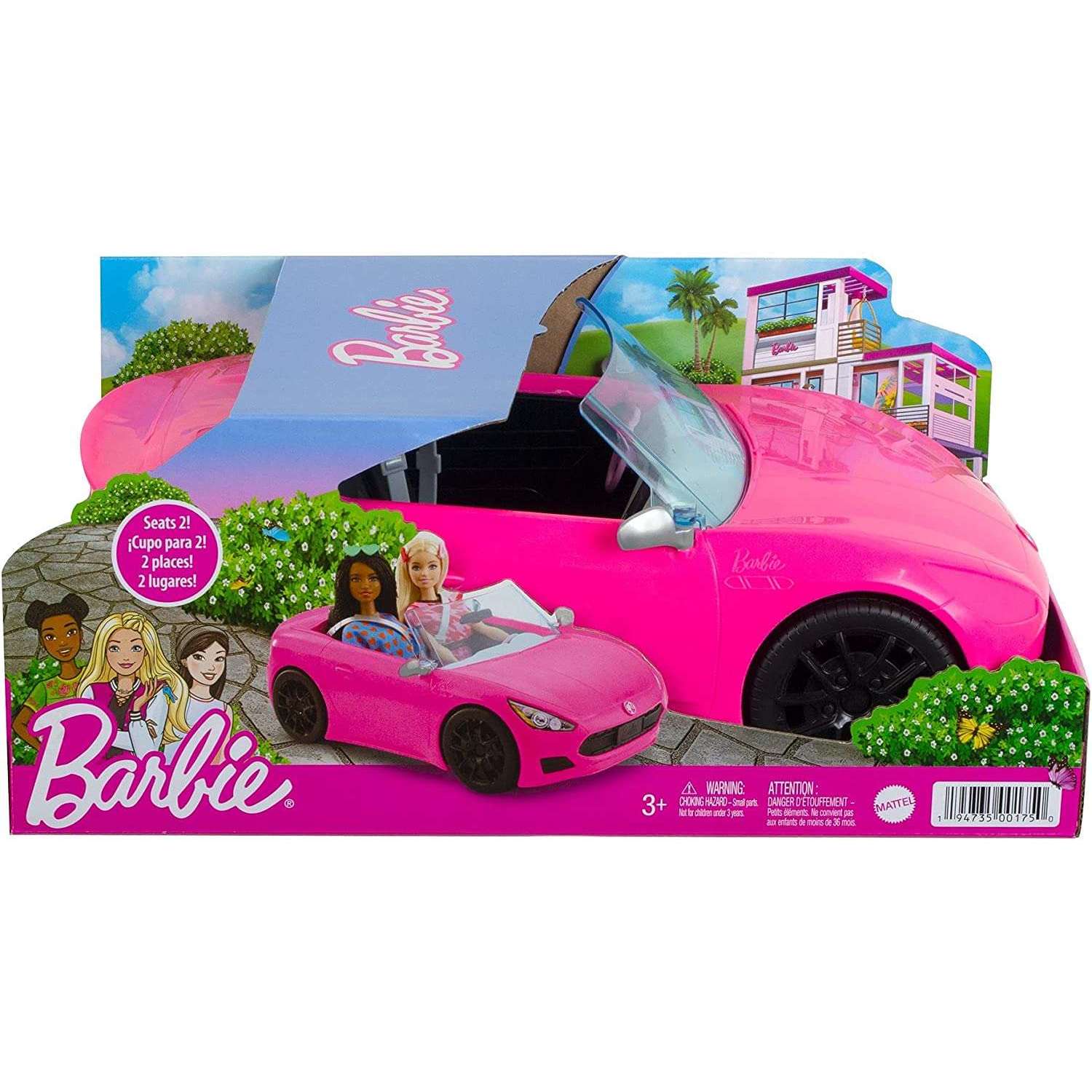 Toys N Tuck:Barbie Pink Convertible,Barbie
