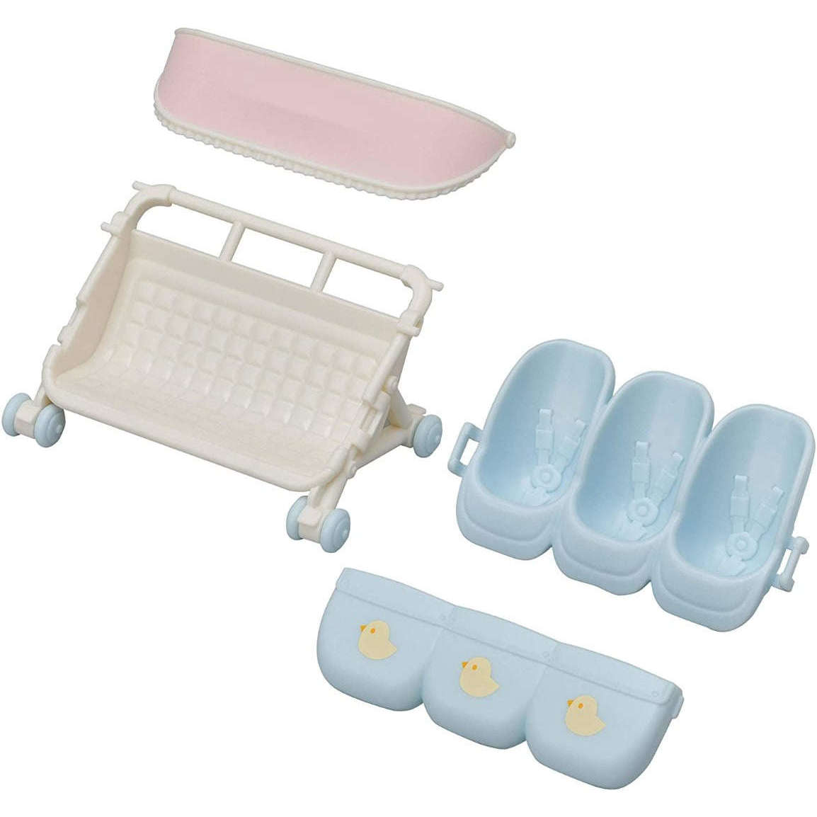 Toys N Tuck:Sylvanian Families Triplets Stroller,Sylvanian Families