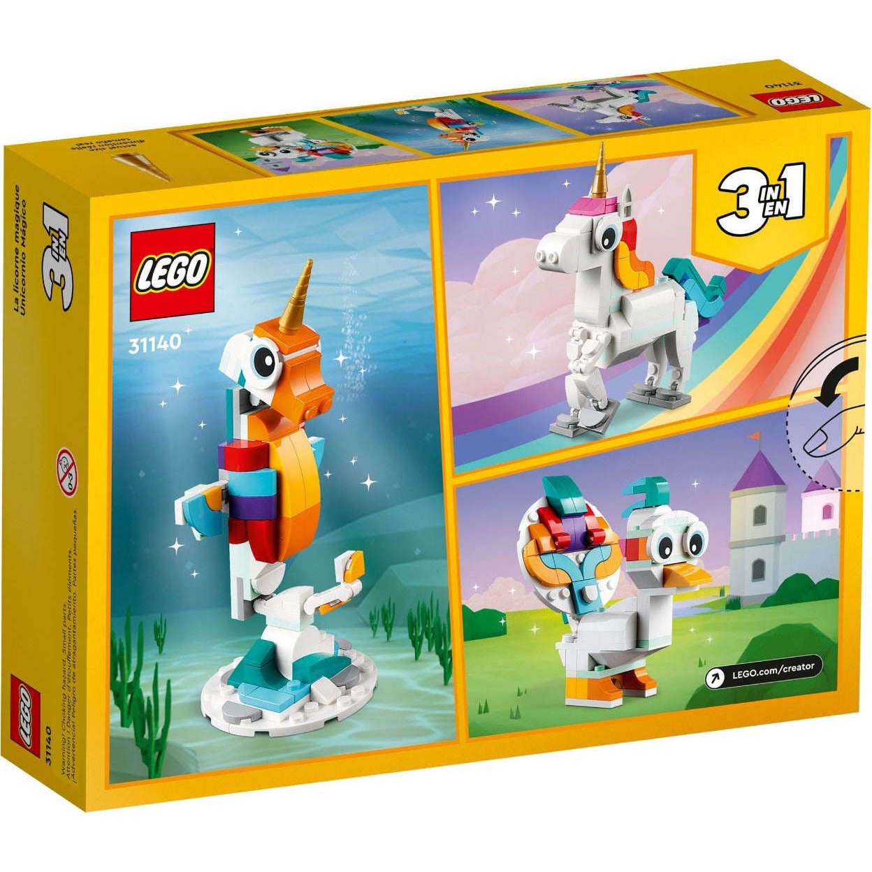 Toys N Tuck:Lego 31140 Creator Magical Unicorn,Lego Creator