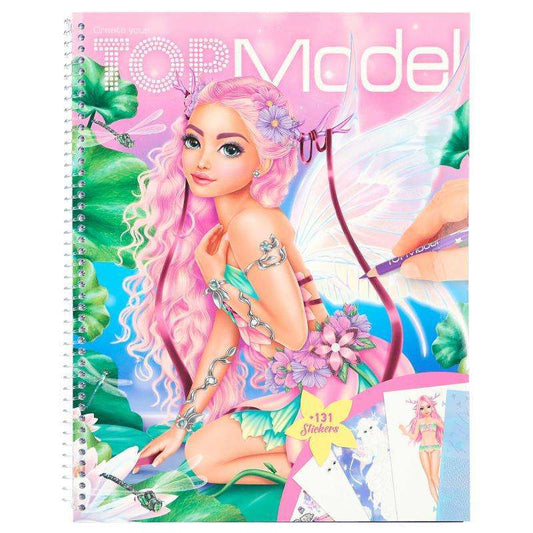 Toys N Tuck:Depesche Top Model Fantasy Colouring Book,Top Model
