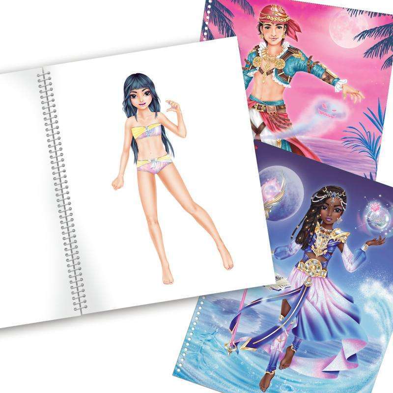 Toys N Tuck:Depesche Top Model Fantasy Colouring Book,Top Model