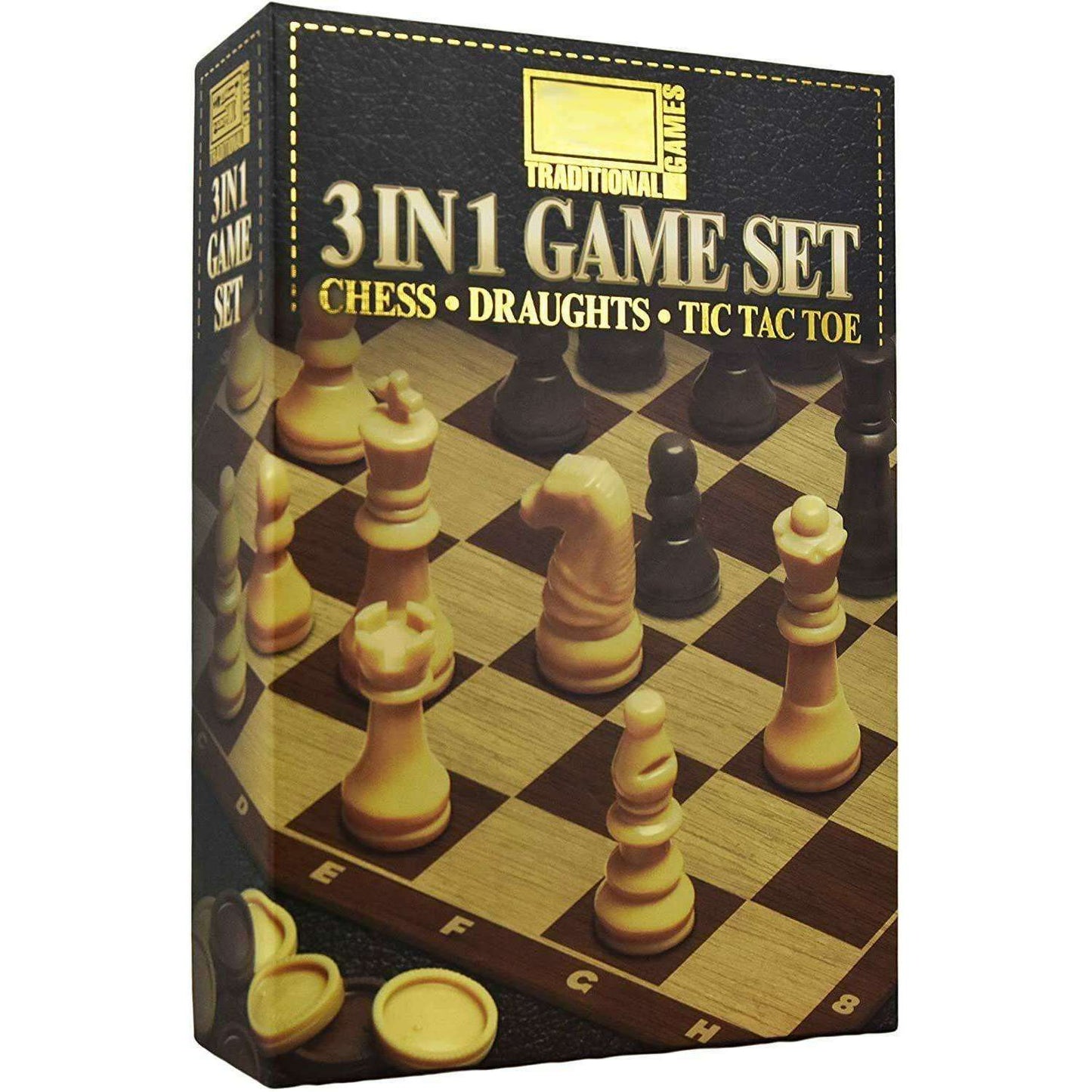 Toys N Tuck:Traditional Games - 3 in 1 Game Set,Kandy Toys