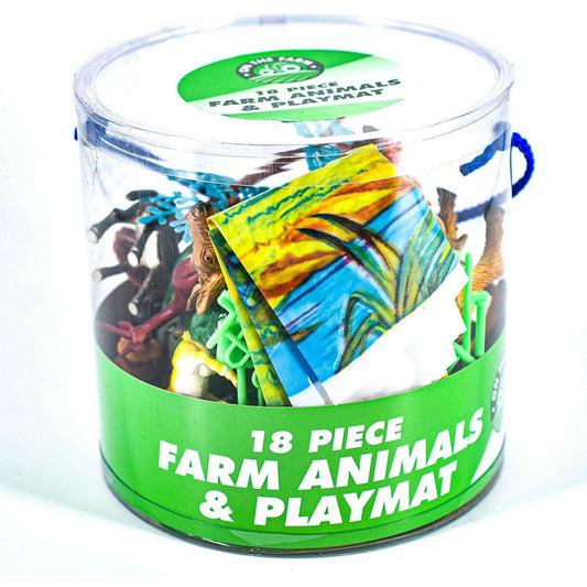Toys N Tuck:18 Piece Animal Tub - Farm Animals,Kandy Toys