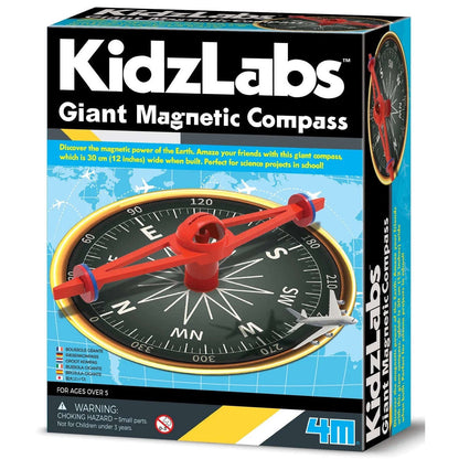 Toys N Tuck:4M KidzLabs Giant Magnetic Compass,Kidzlabs
