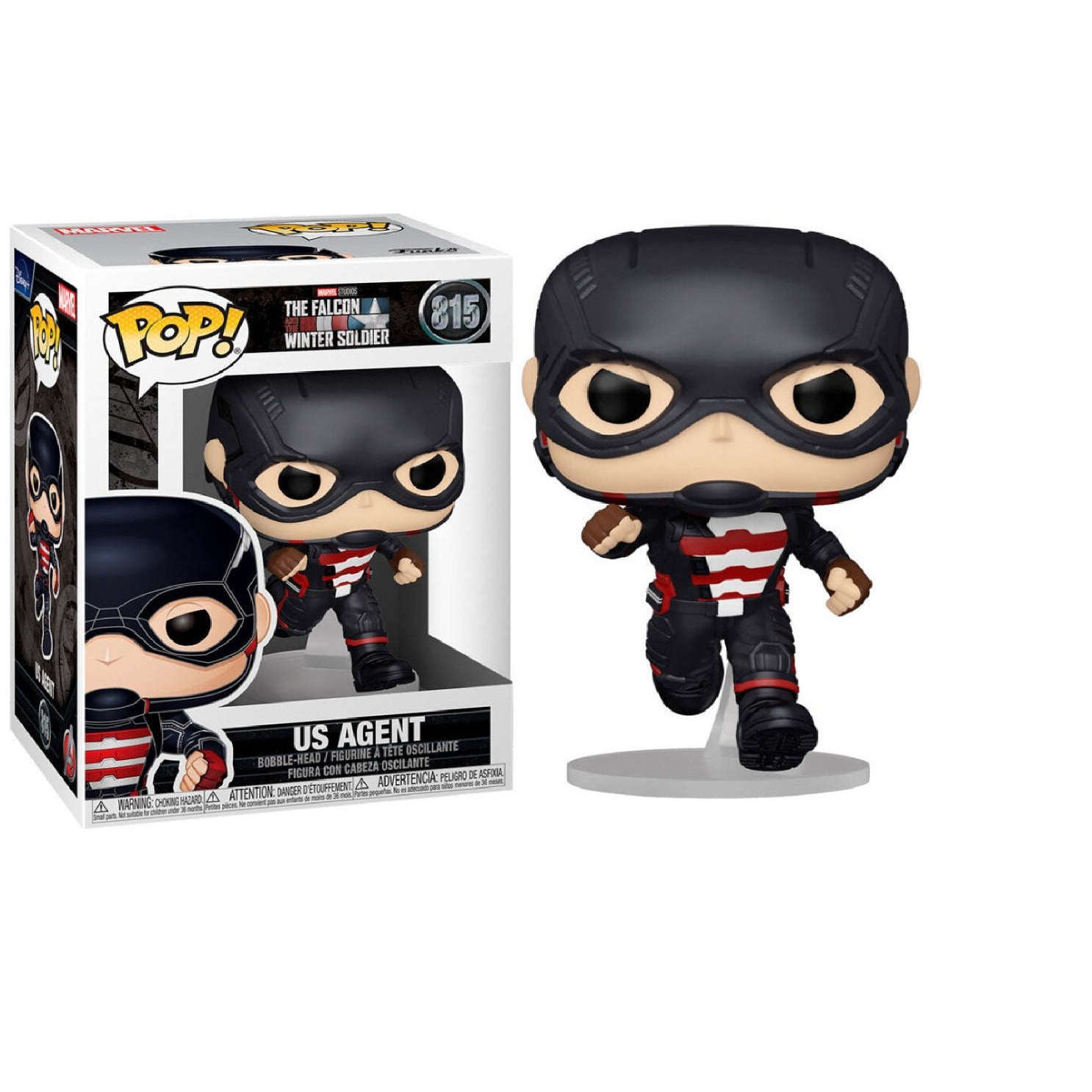 Toys N Tuck:Pop Vinyl - The Falcon And The Winter Soldier - US Agent 815,Marvel