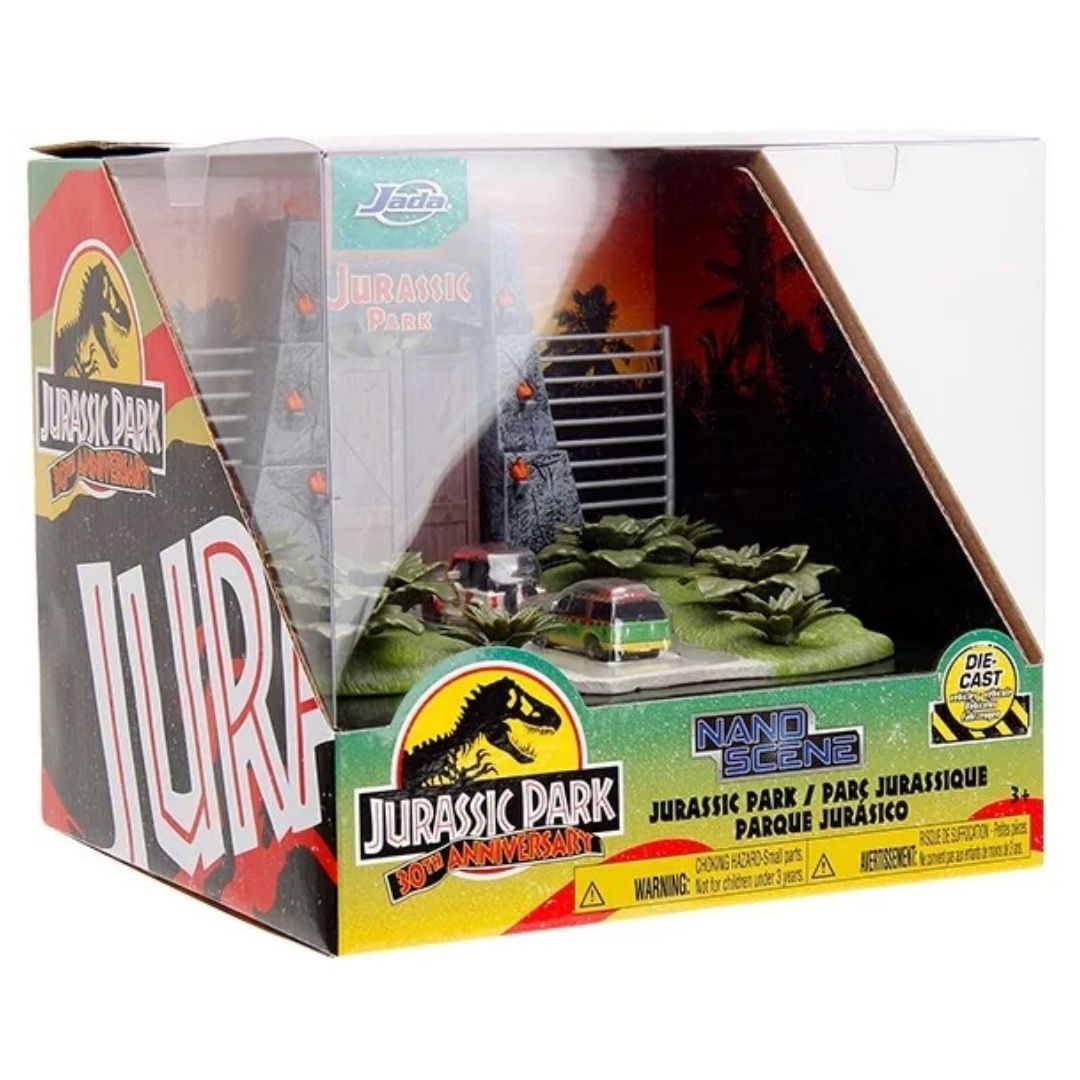 Jurassic Park Gate Diorama Nano Scene
