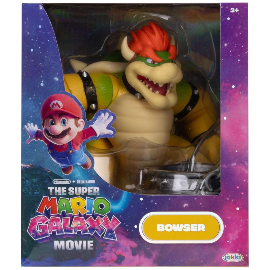 Nintendo Super Mario Galaxy Movie Bowser with Cauldron Action Figure