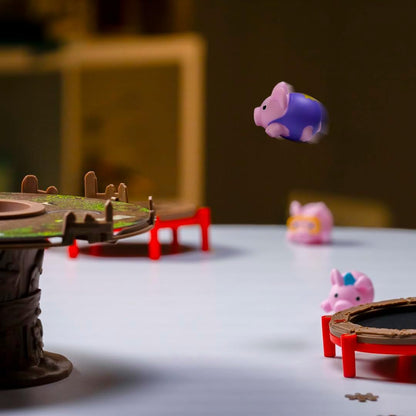Pigs on Trampolines